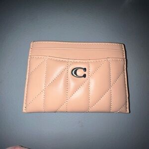 Coach Essential Card Holder w/ Pillow Quilting